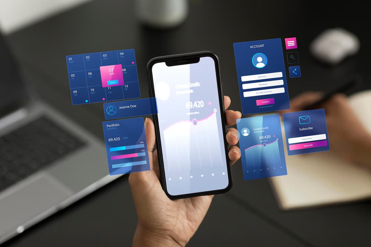 Flutter app development by CyberPeak